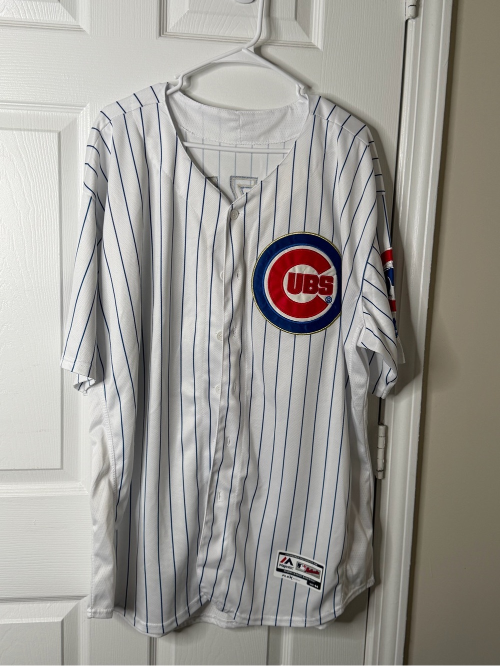 Majestic Chicago Cubs Anthony Rizzo #44 2016 World Series Gold Jersey size 44